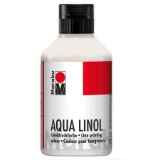 Marabu Aqua Linoldruckfarbe weiß 250 ml