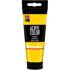 Marabu Acrylfarbe "AcrylColor" gelb 100 ml