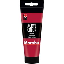 Marabu Acrylfarbe "AcrylColor" karminrot 100 ml
