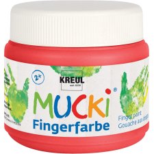 KREUL Fingerfarbe "MUCKI" rot 150 ml