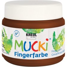 KREUL Fingerfarbe "MUCKI" braun 150 ml