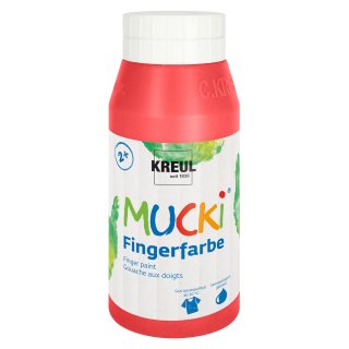 KREUL Fingerfarbe "MUCKI" rot 750 ml