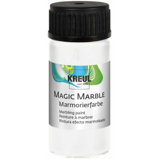 KREUL Marmorierfarbe "Magic Marble" weiß 20 ml im Glas