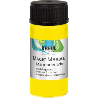 KREUL Marmorierfarbe "Magic Marble" zitron 20 ml im Glas