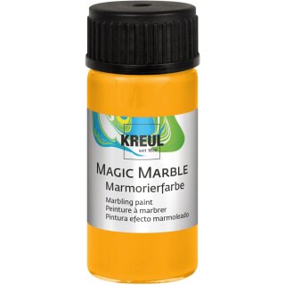 KREUL Marmorierfarbe "Magic Marble" sonnengelb 20 ml im Glas