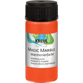 KREUL Marmorierfarbe "Magic Marble" orange 20 ml im Glas