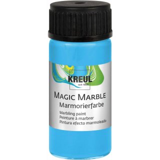 KREUL Marmorierfarbe "Magic Marble" hellblau 20 ml im Glas