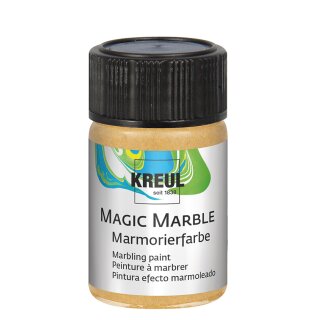 KREUL Marmorierfarbe "Magic Marble" gold 20 ml im Glas