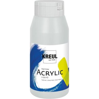 KREUL Acrylfarbe SOLO Goya TRITON silber 750 ml