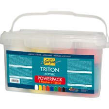 KREUL Acrylfarbe SOLO Goya TRITON Power Pack 8 Flaschen...