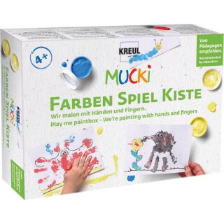 KREUL Fingerfarbe "MUCKI" 5 x 50 ml Set