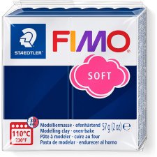FIMO SOFT Modelliermasse ofenhärtend windsorblau 57 g