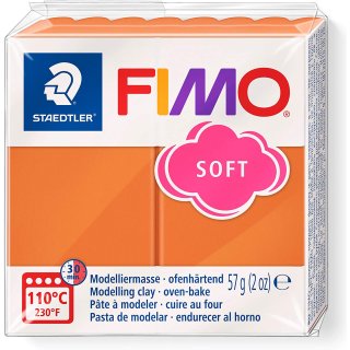 FIMO SOFT Modelliermasse ofenhärtend cognac 57 g
