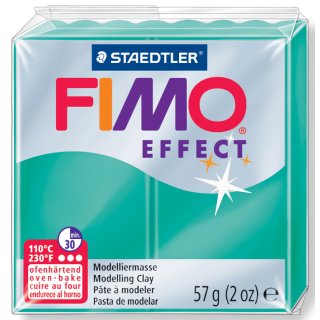 FIMO EFFECT Modelliermasse ofenhärtend transparent grün 57 g