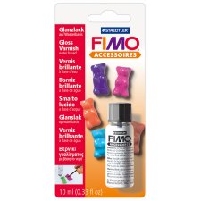 FIMO Glanzlack 10 ml im Gläschen Pinsel im Deckel