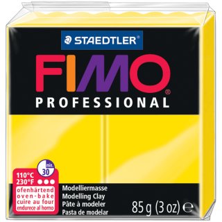 FIMO PROFESSIONAL Modelliermasse ofenhärtend echtgelb 85 g