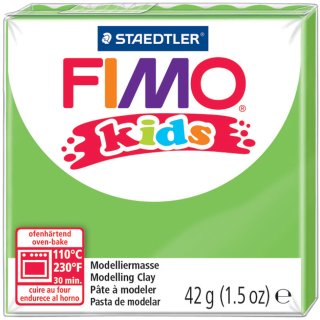 FIMO kids Modelliermasse ofenhärtend hellgrün 42 g