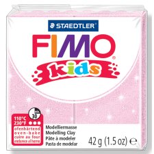 FIMO kids Modelliermasse ofenhärtend pearl rosa 42 g