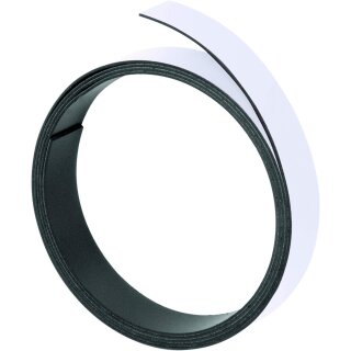 FRANKEN Magnetband (L)1.000 x (T)10 x (H)1 mm weiß