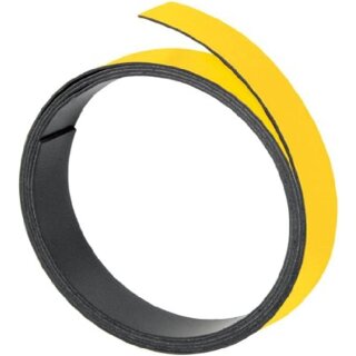 FRANKEN Magnetband (L)1.000 x (T)15 x (H)1 mm gelb
