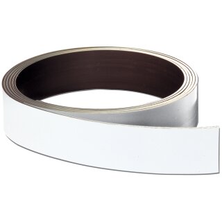 FRANKEN Magnetband (L)10.000 x (T)0,8 x (H)20 mm weiß