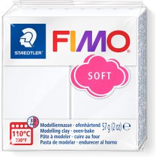 FIMO SOFT Modelliermasse ofenhärtend weiß 57 g