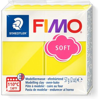 FIMO SOFT Modelliermasse ofenhärtend limone 57 g