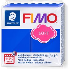 FIMO SOFT Modelliermasse ofenhärtend brillantblau 57 g