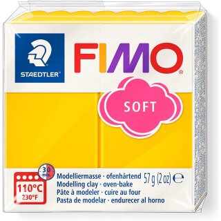 FIMO SOFT Modelliermasse ofenhärtend sonnengelb 57 g