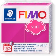 FIMO SOFT Modelliermasse ofenhärtend himbeere 57 g