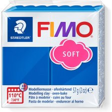 FIMO SOFT Modelliermasse ofenhärtend pazifikblau 57 g