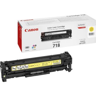 Original Toner für Canon Laserdrucker i SENSYS LBP7200cdn gelb