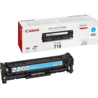 Original Toner für Canon Laserdrucker i SENSYS LBP7200cdn cyan