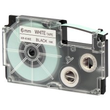 CASIO XR Schriftbandkassette schwarz auf weiß 18 mm...
