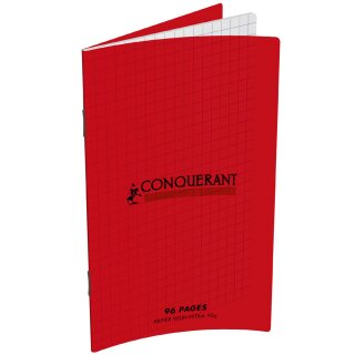 CONQUERANT CLASSIQUE Notizheft 90 x 140 mm kariert,48 Blatt