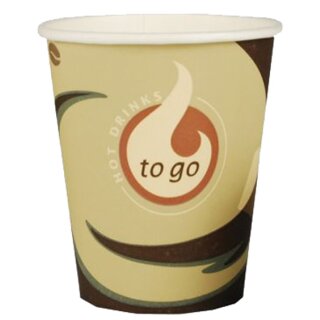 PAPSTAR Hartpapier Kaffeebecher "Coffee To Go" 0,2 l 50 Stück