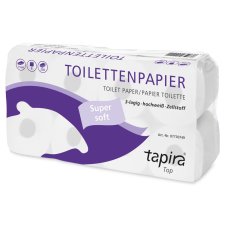 Tapira Toilettenpapier 3-lagig hochweiß 8 Rollen...