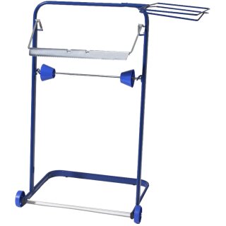 Fripa Putzrollen Standgerät aus Metall blau