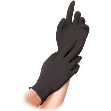 HYGOSTAR Nitril Handschuh "DARK" XL schwarz...