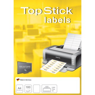 TOP STICK Universal Etiketten 38,1 x 21,2 mm weiß 6.500 Etiketten