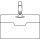 pavo Namensschild mit Clip 60 x 90 mm transparent