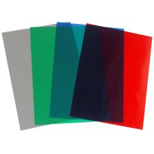 pavo Einbanddeckel DIN A4 PVC farbig sortiert 0,20 mm 100...