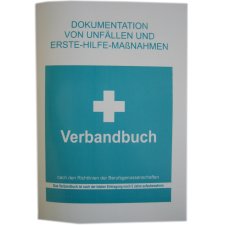 LEINA Verbandbuch DIN A5 Farbe: weiß/grün
