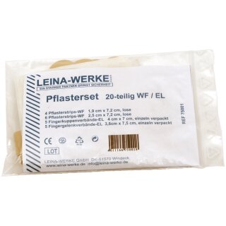 LEINA Pflasterset 20-teilig elastisch/wasserfest hautfarbe