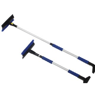 IWH Teleskop Eiskratzer mit Schneebesen 130 cm