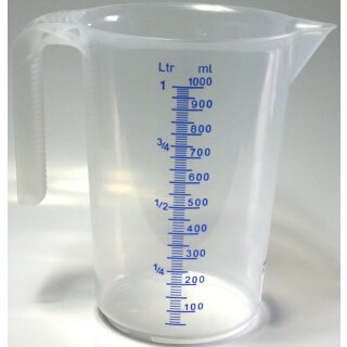 IWH Messbecher transparent Inhalt: 1 Liter