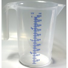 IWH Messbecher transparent Inhalt: 1 Liter