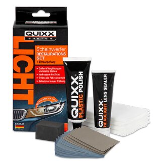 QUIXX KFZ Scheinwerfer Restaurations Kit 19-teilig