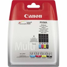 Original Tinte für Canon Pixma CLI-551 Multipack 4...