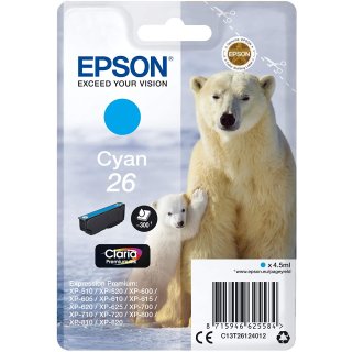 Original Tinte für EPSON Expression XP-600 cyan